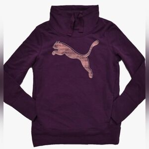 Puma Women's French Terry Pullover Sweatshirt Size L NWOT MSRP $55